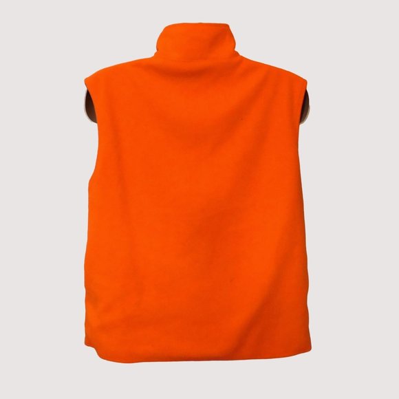 RedHead Realtree Reversible Hunting Vest M Brown Camo Orange Sleeveless Pockets - Picture 9 of 10